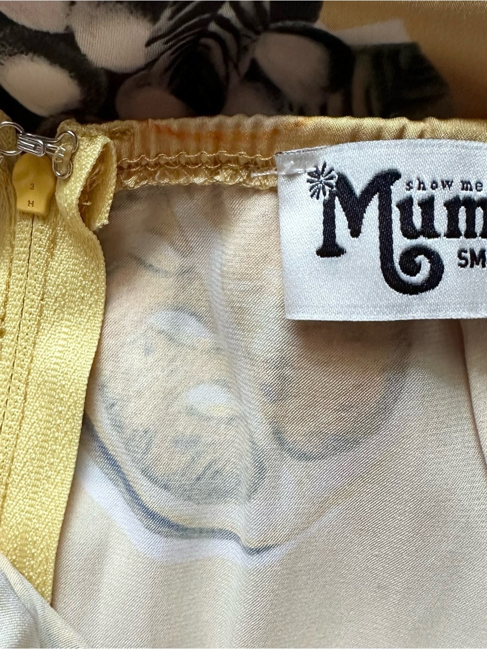 Show Me Your Mumu Anjolie Wrap Skirt in Fruit Basket S Yellow Red Cherry Citrus - Picture 6 of 7